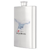 マンタ線シルエットすりガラスのコーヒーマグ フラスク (左)