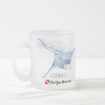 マンタ線シルエット