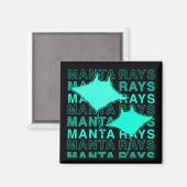 マンタ線磁石 マグネット (正面/裏面)