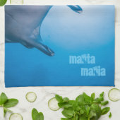 マンタ線 キッチンタオル (折り畳み)