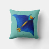 マンタ線 クッション (裏面)