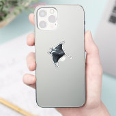 マンタ線 シール (スマートフォン)