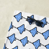 マンタ線 ビーチタオル (インサイチュ)