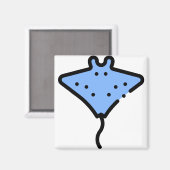 マンタ線 マグネット (正面/裏面)