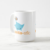 マンタsticのマグ コーヒーマグカップ (正面左)