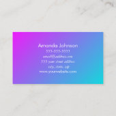 マンダエレガントラヨガインストラクターホリスティック 名刺 (裏面)