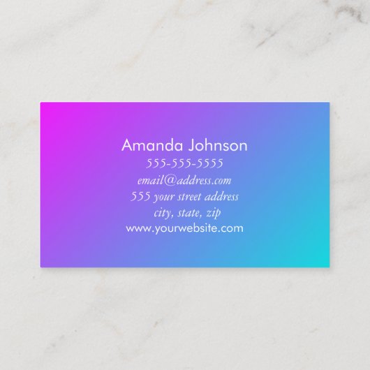 マンダエレガントラヨガインストラクターホリスティック 名刺 (裏面)