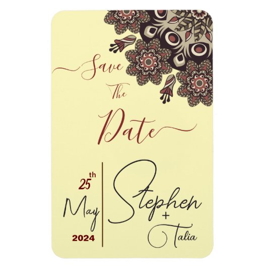 マンダエレガントラ マグネット (縦)