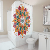 マンダカラフルラ シャワーカーテン (インサイチュ)