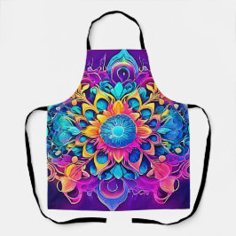マンダサイケデリックラデザイン エプロン