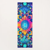マンダサイケデリックラデザイン ヨガマット (裏面)