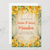 マンダップ・マフルトの招待状 マンドヴォがデジタルを招待 招待状 (正面/裏面)