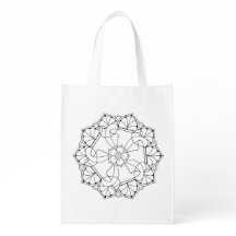 マンダラかわいらしアダルトカラーリングアート用品バッグ