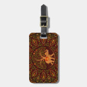 マンダラのゾウの木 ラゲッジタグ (正面縦)