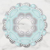 マンダラの作成、1つのすべてのポイント1 ワイングラスタグ (裏面)