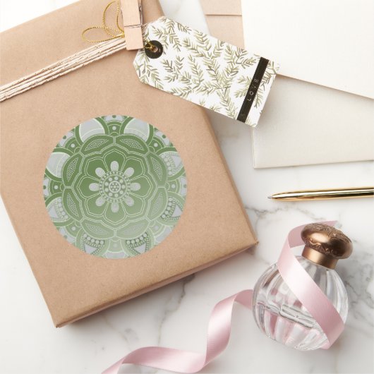 マンダラの作成、1つのポイント5 ラウンドシール (ギフト)