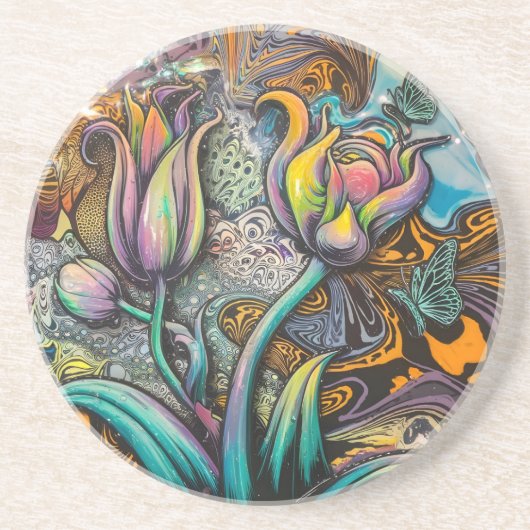 マンダラの花 コースター (正面)