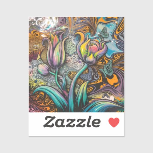 マンダラの花 シール (シート)