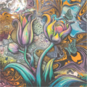 マンダラの花 シール (正面)