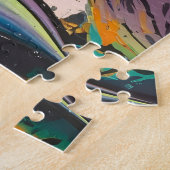 マンダラの花 ジグソーパズル (側面)