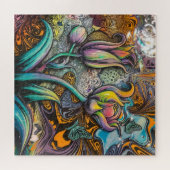 マンダラの花 ジグソーパズル (横)