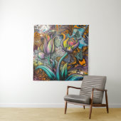 マンダラの花 タペストリー (インサイチュ)