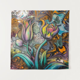 マンダラの花 タペストリー