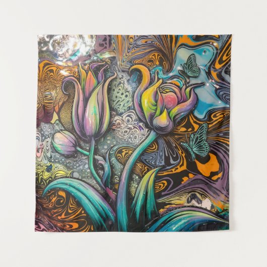 マンダラの花 タペストリー (正面)