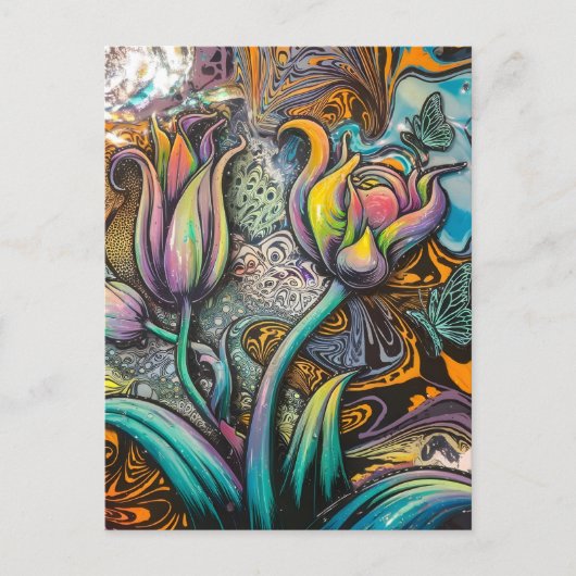 マンダラの花 ポストカード (正面)