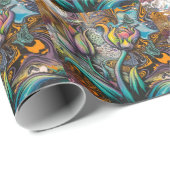 マンダラの花 ラッピングペーパー (ロールコーナー)