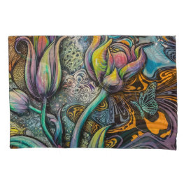 マンダラの花 枕カバー