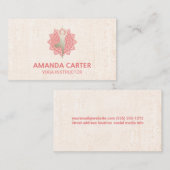 マンダラアイコン |テクスチャヨガポーズ 名刺 (正面/裏面)