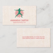 マンダラアイコン | 戦士ヨガポーズ 名刺 (正面/裏面)