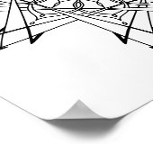 マンダラアダルトカラーリングポスター ポスター (角)