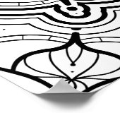 マンダラアダルトカラーリングポスター ポスター (角)