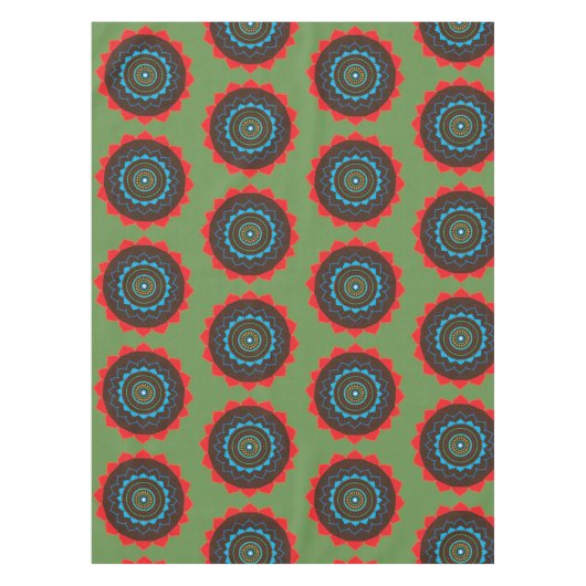 マンダラアートテーブルクロス テーブルクロス (正面)