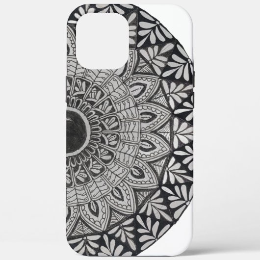 マンダラアート入りiPhone/iPadケース Case-Mate iPhoneケース (裏面)