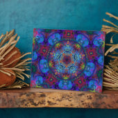 マンダラアート抽象デザイン フォトプラーク (側面)