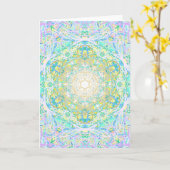 マンダラアート3 カード (黄色い花)