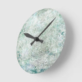 マンダラアート ラウンド壁時計 (傾斜)