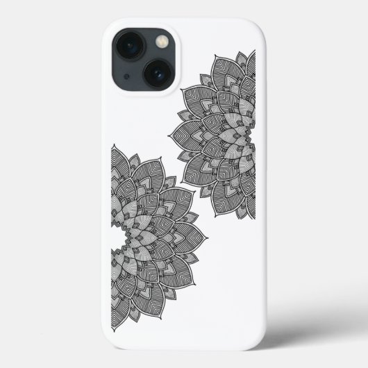 マンダラアートiPhoneカバー – ボホスタイル Case-Mate iPhoneケース (裏面)