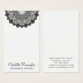 マンダライヤリングジュエリー表示カード (正面&裏面)