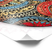 マンダライースター卵 フォトプリント            (角)