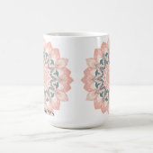 マンダラウォールクロック – アラベスクアート コーヒーマグカップ (中央)