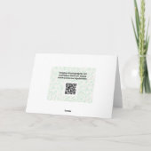 マンダラエクスプローション抽象芸術アートノートカード カード (裏面)