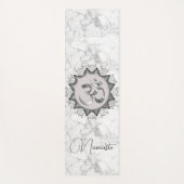 マンダラエレガントオムナマステオンマーブル ヨガマット (正面)