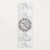 マンダラエレガントオムナマステオンマーブル ヨガマット (裏面)