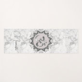 マンダラエレガントオムナマステオンマーブル ヨガマット (正面(横))