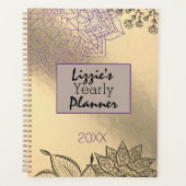 マンダラエレガントオン金ゴールドプランナー プランナー手帳 (正面)