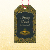 マンダラエレガントディヤスヒンドゥーカスタム金ゴールドディワリ ギフトタグ